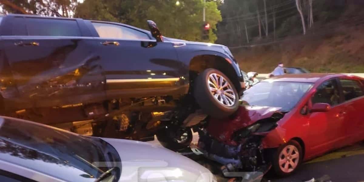 Ator se envolveu em série acidente de carro (Foto: TMZ)
