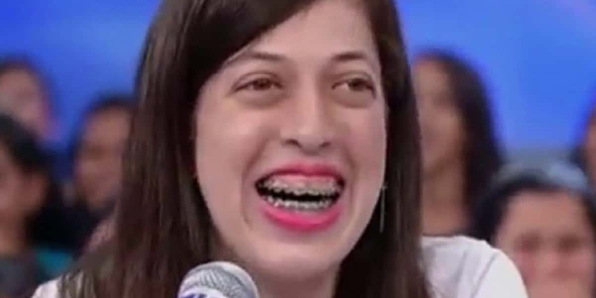 Ana Risadinha se tornou sucesso após participação no Programa Silvio Santos (Foto: Reprodução)