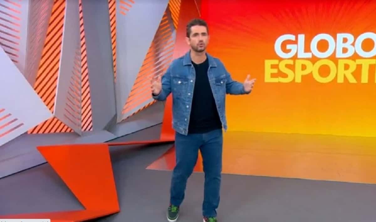 Felipe Andreoli no Globo Esporte- Foto: Reprodução