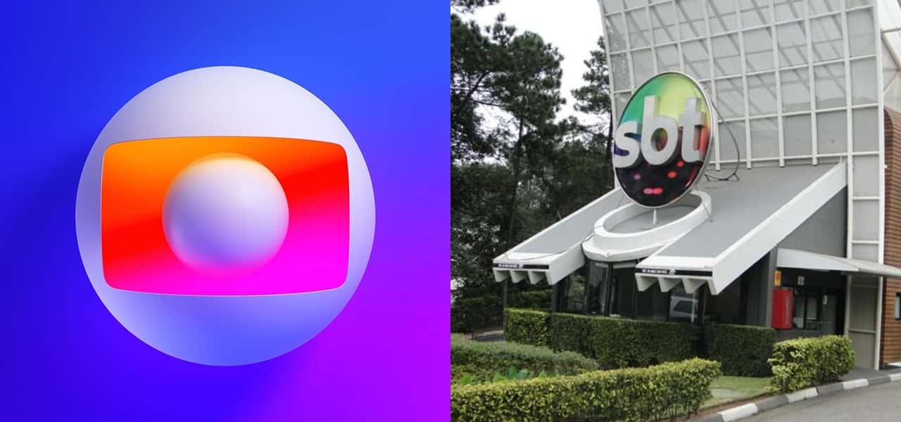 Globo e SBT devem travar batalha em 2022 (Foto: Montagem/TV Foco)