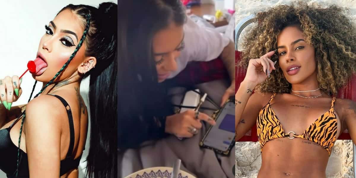 Mirella mostra seu direct com Sthe Matos e ganha conselho ácido: "Supera" (Foto: Reprodução)