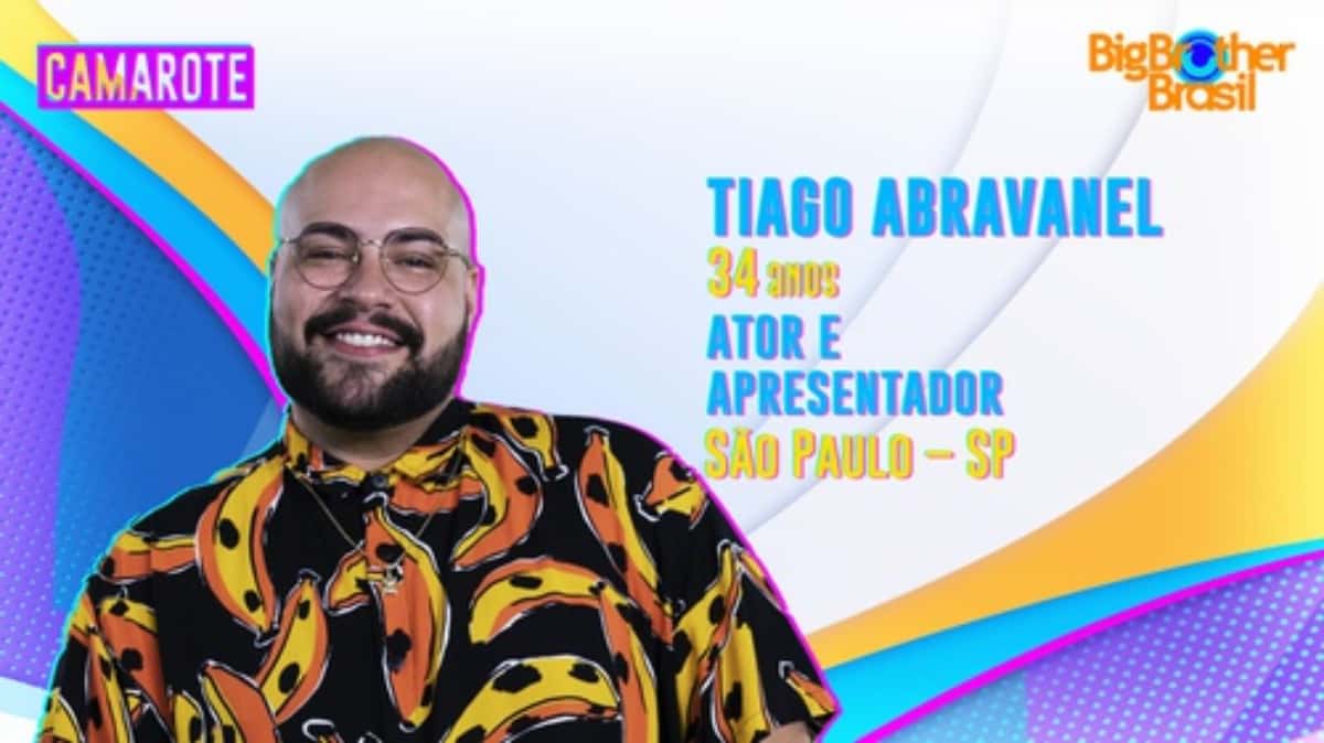 Tiago Abravanel está confinado para o BBB22 (Foto: Reprodução / Internet)