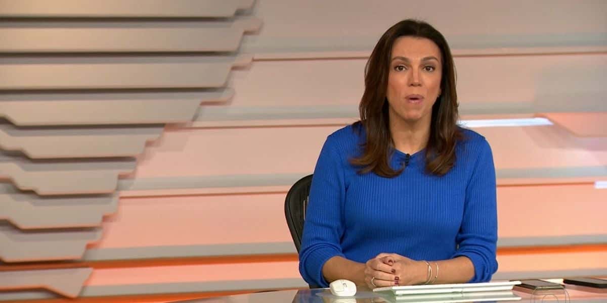 Ana Paula Araújo no "Bom Dia Brasil" (Foto: Reprodução/Globo)