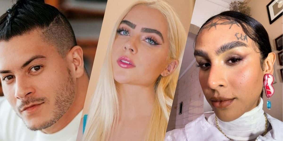 Arthur Aguiar, Jade Picon e Linn da Quebrada (Montagem: TV Foco)