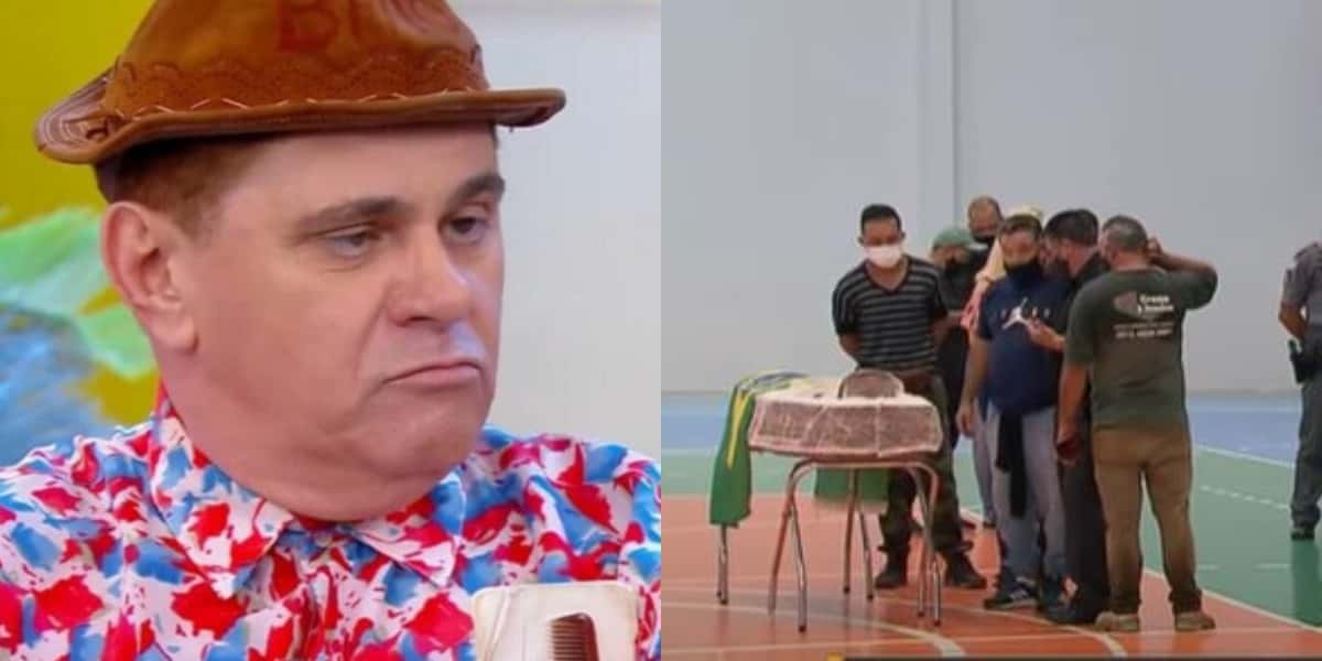 Batoré foi velado e sepultado em Cabreúva (Foto: Reprodução/SBT)