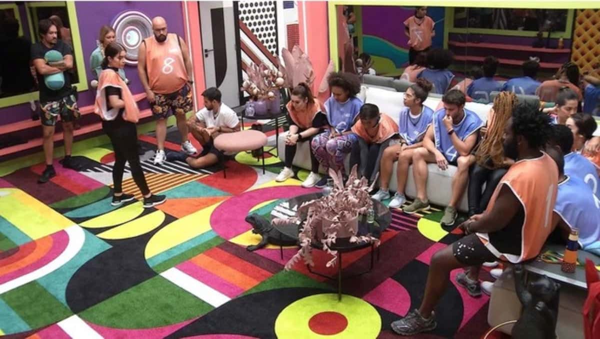 Participantes do BBB22 receberam aviso (Foto: Reprodução / Globoplay)