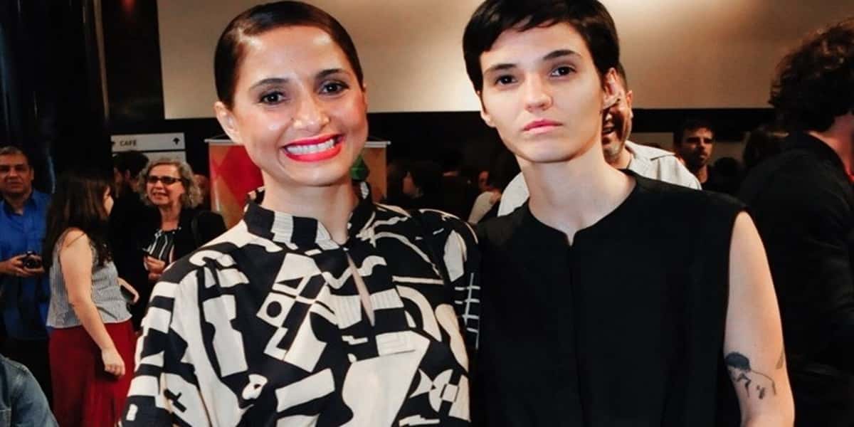 Camila Pitanga e sua ex-namorada (Foto: reprodução)