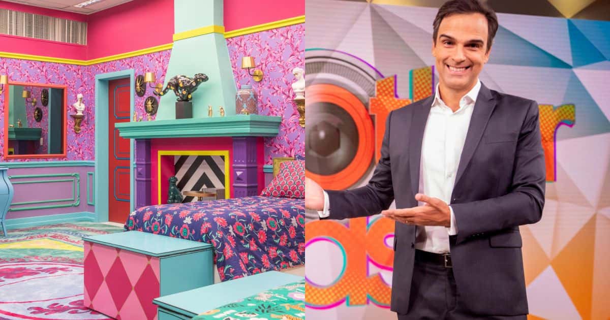 Tadeu Schimidt vai comanda o BBB22. A casa terá um chuveiro para 20 participantes (Foto: Reprodução / Internet)