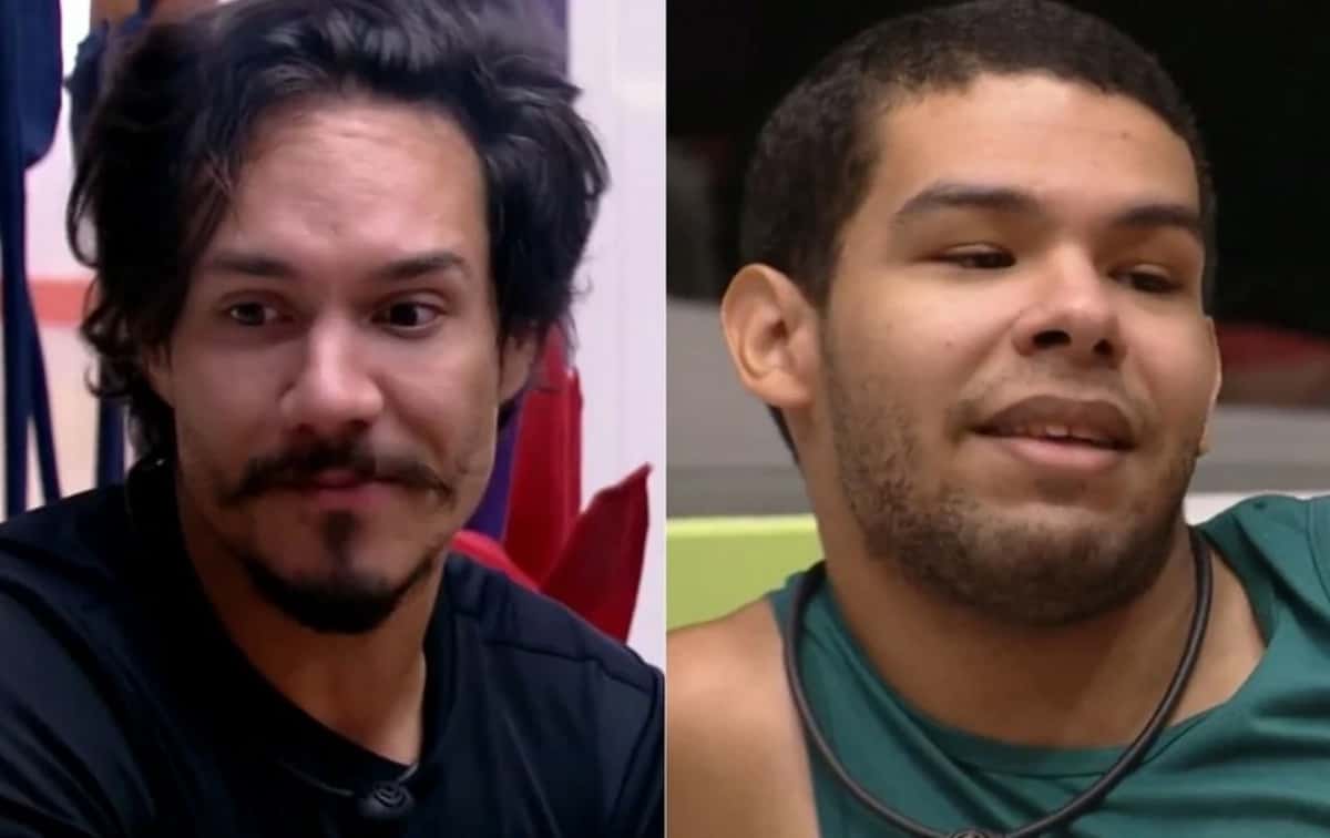 Eliezer e Vyni dormiram agarrados (Foto: Reprodução / Internet)