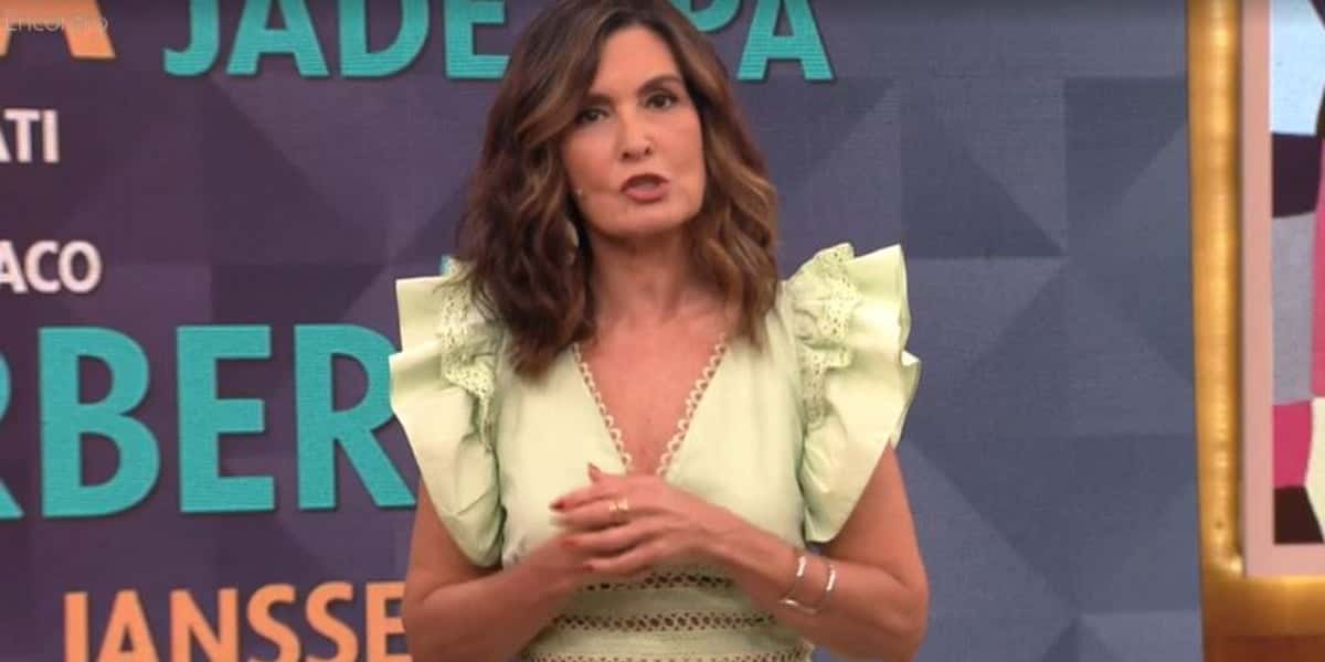 Fátima Bernardes no "Encontro" (Foto: Reprodução/TV Globo)