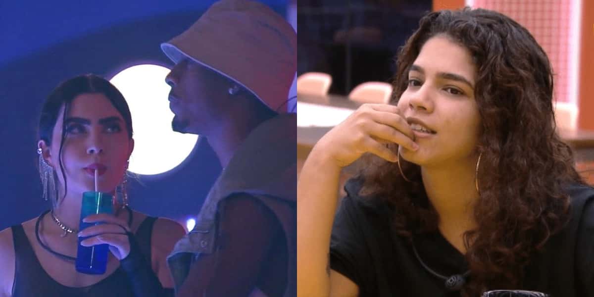 Maria não gostou de saber que Paulo André quer ficar com Jade no BBB22 (Foto: Reprodução)