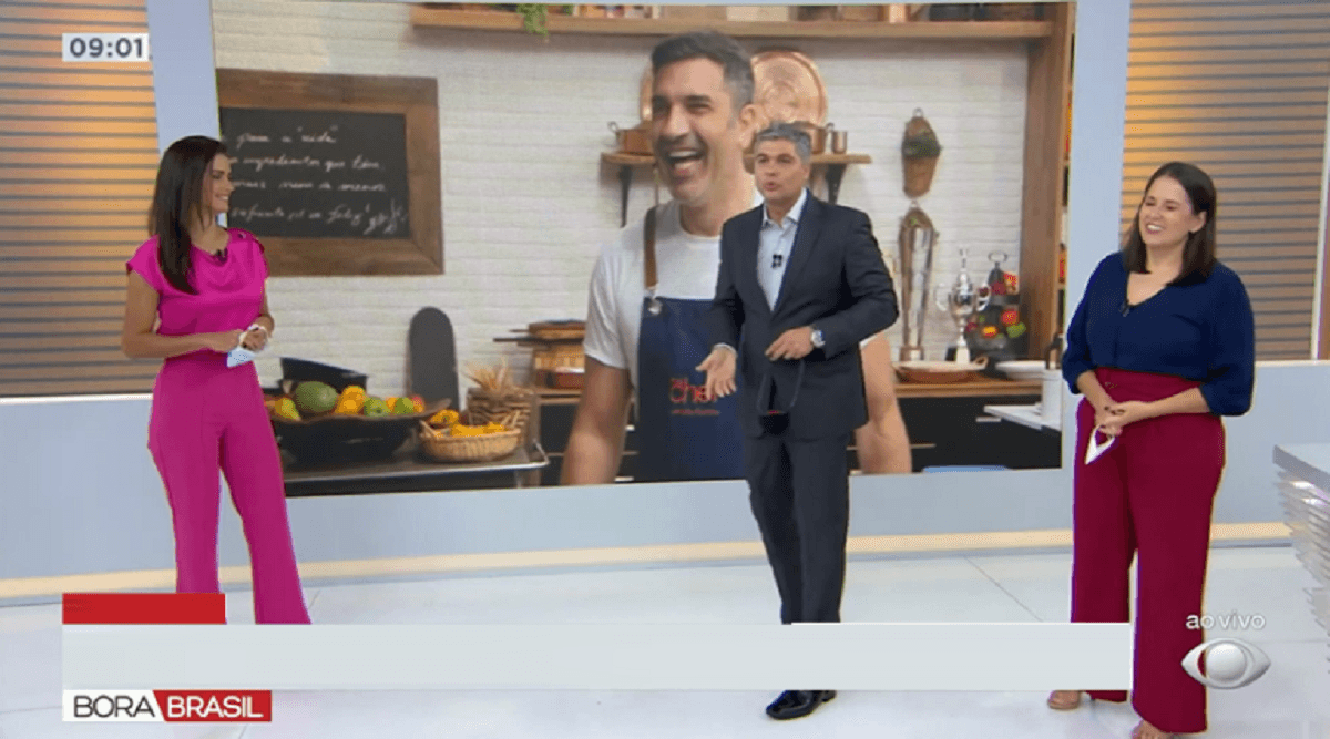 Joel Datena e Edu Guedes falaram sobre acidentes que sofreram no passado - Foto: Reprodução/Band
