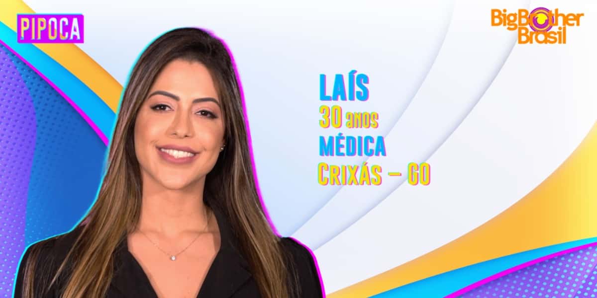 Laís Caldas é médica e fez parte da pipoca do "BBB22" (Foto: Divulgação/TV Globo)