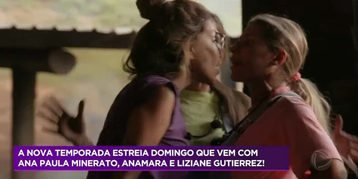 Liziane e Ana Paula Mineiro brigam feio na Record TV - Foto: Reprodução