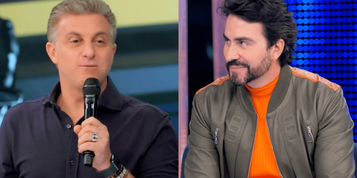 Luciano Huck ouviu a palavra do padre Fábio de Melo (Foto: Reprodução)
