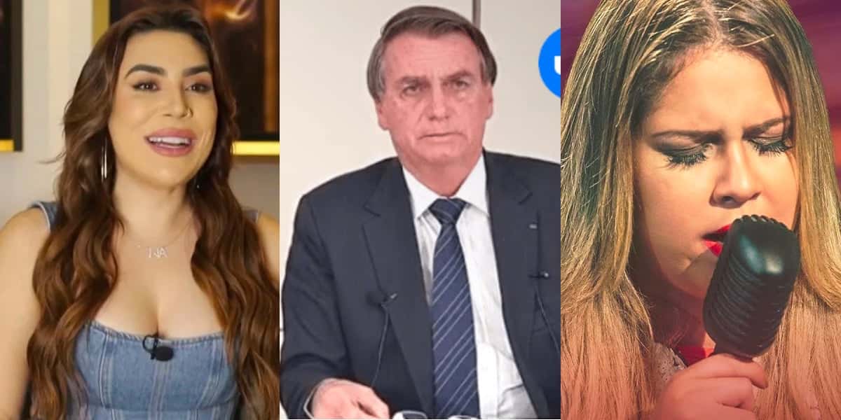 Bolsonaro teria provocado guerra entre Marília Mendonça e Naiara Azevedo (Foto: Reprodução)