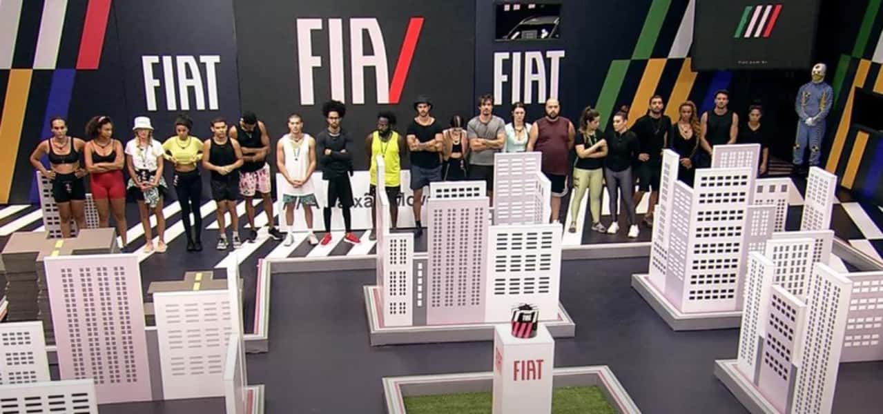 Participantes disputaram a prova que vale a liderança e o anjo (Foto: Reprodução / Globoplay)