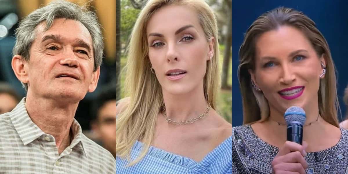 Serginho Groisman, Ana Hickmann e Anne Lottermann (Foto: Reprodução/TV Globo/Instagram/Band)