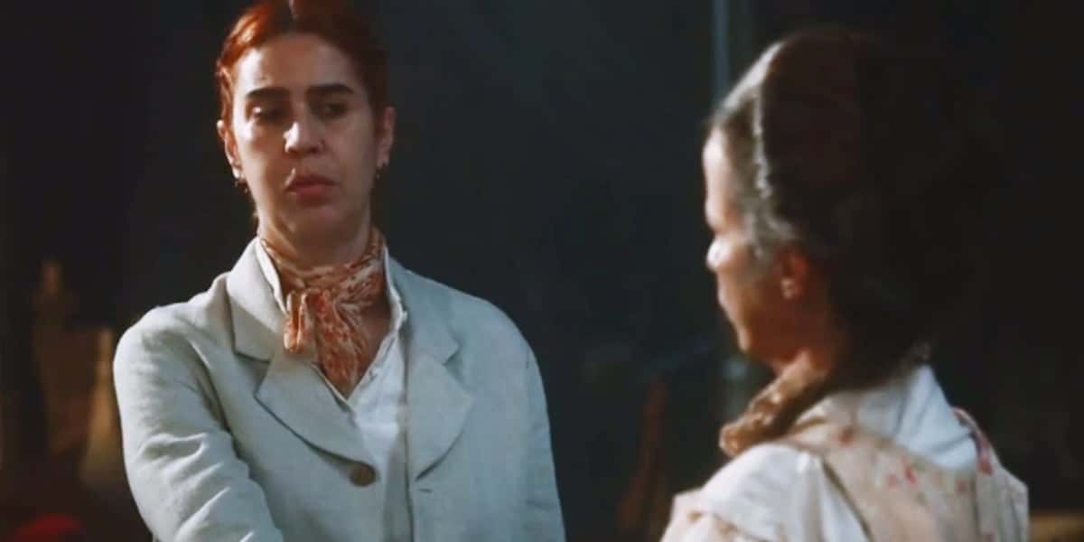 Vitória descobrirá dupla traição na novela Nos Tempos do Imperador (Foto: Reprodução/Globo)