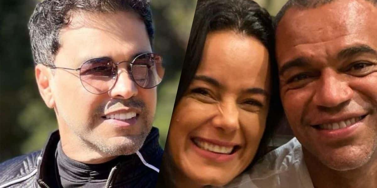 Zezé se envolveu em publicação de Luciele sobre Denílson (Montagem: TV Foco)