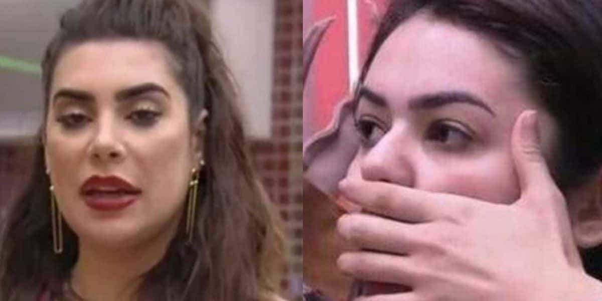 BBB22: Naiara Azevedo esculacha Eslovênia após perder estalecas (Foto: Reprodução/Montagem)