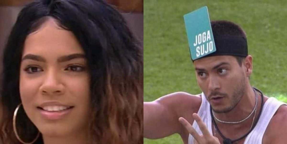 BBB22: Maria agride Arthur no Jogo da Discórdia (Foto: Reprodução)