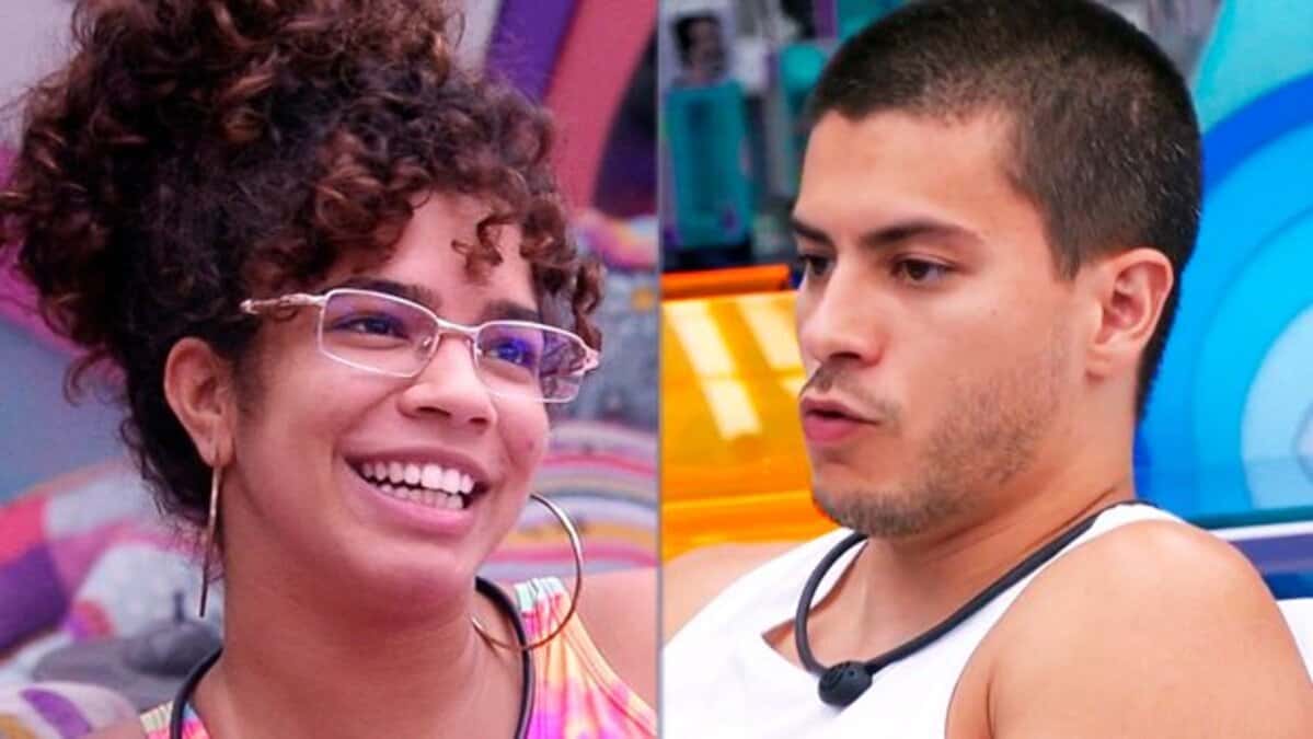 BBB22: Maria alfineta Arthur Aguiar (Foto: Reprodução)