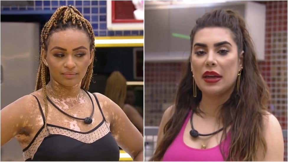 BBB22: Natália e Naiara Azevedo Foto: (Reprodução/internet)