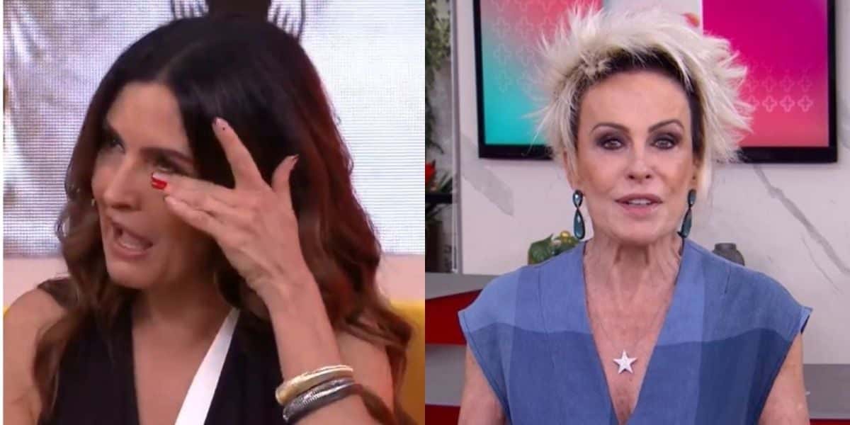Fátima Bernardes decidiu sair do Encontro e Ana Maria Braga falou do assunto (Foto: Reprodução/ Globo)