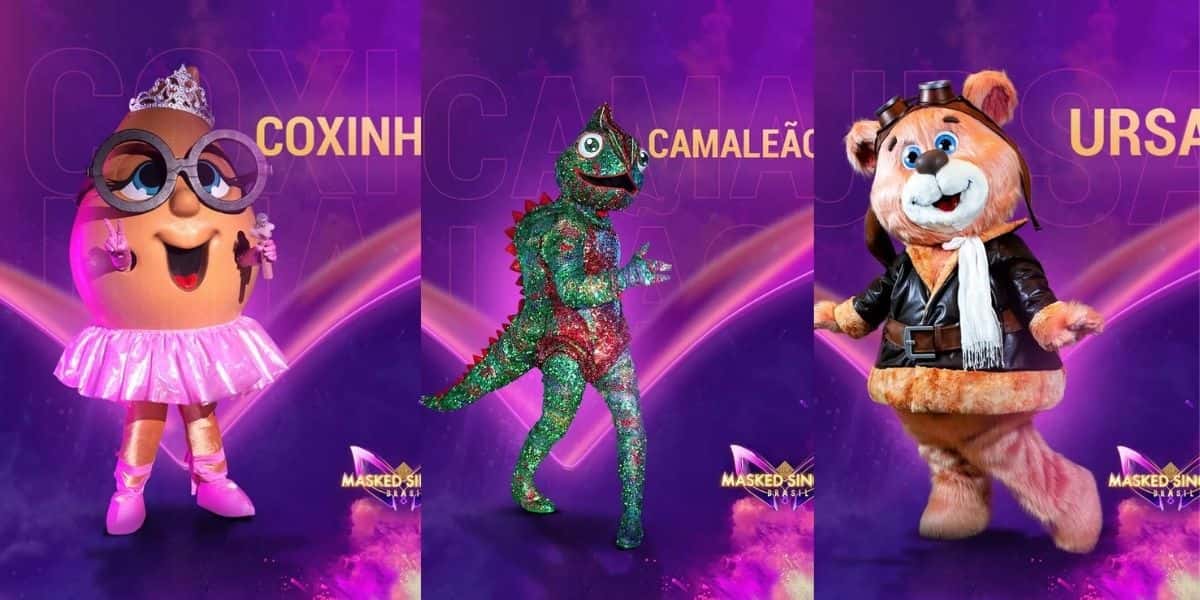 Fantasiados do The Masked Singer são descobertos