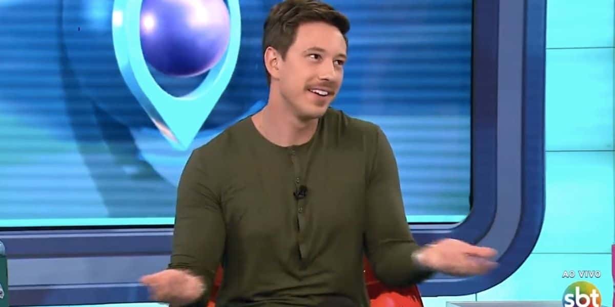 Gabriel Cartolano no "Fofocalizando", do SBT (Reprodução)