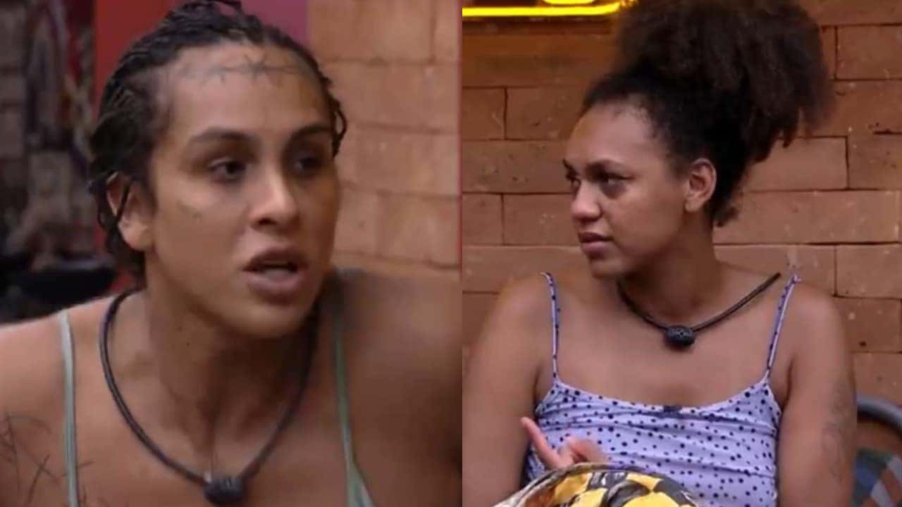 BBB22: Linn da Quebrada e Jessi batem boca após a festa do líder. Foto: (Reprodução/ Montagem)