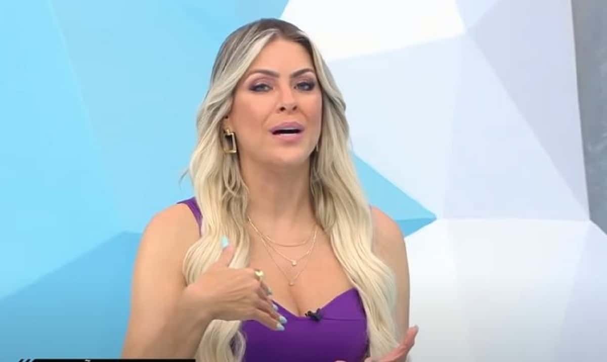Renata Fan durante o Jogo Aberto na Band- Foto: Reprodução