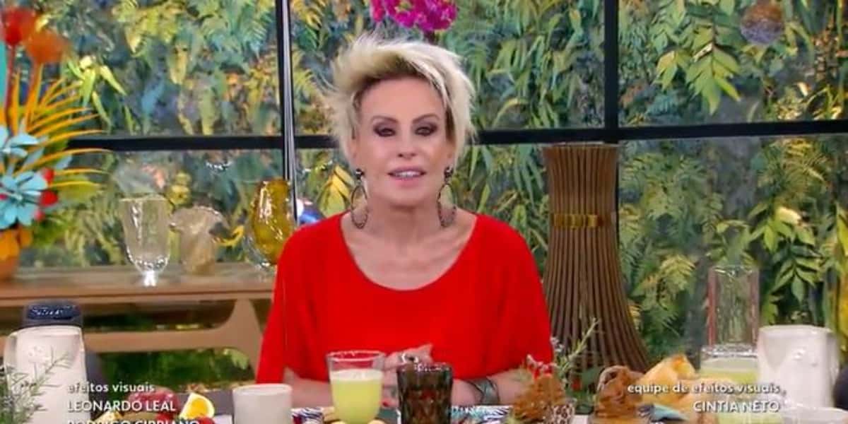 Ana Maria Braga se emocionou no "Mais Você" (Foto: Reprodução/TV Globo)