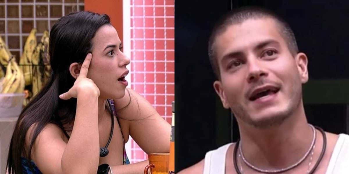 BBB22: Arthur Aguiar tira satisfação com Larissa (Foto: Reprodução)