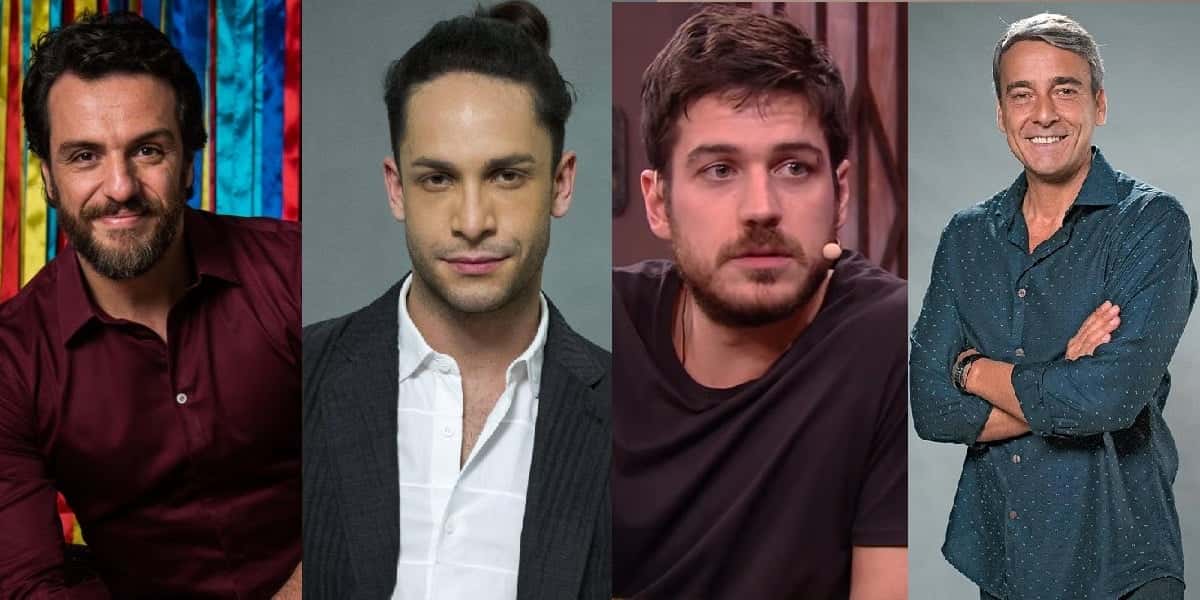 Atores assumem parceiros (Foto: Montagem)