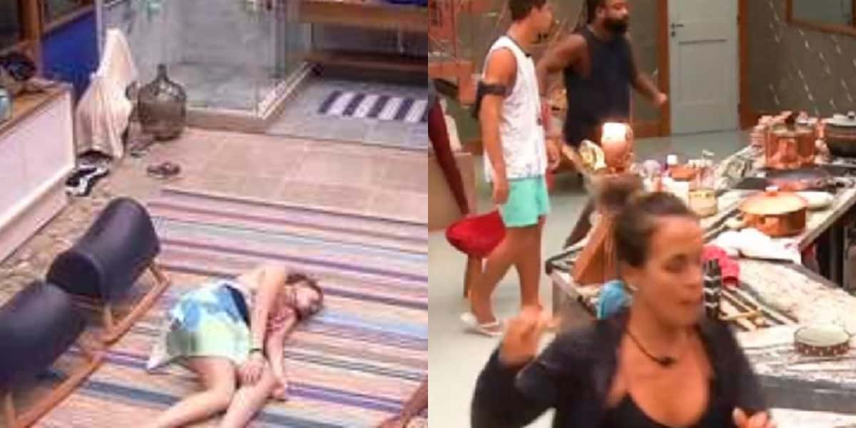 O "BBB" já teve momentos de desespero (Foto: Reprodução/TV Globo)