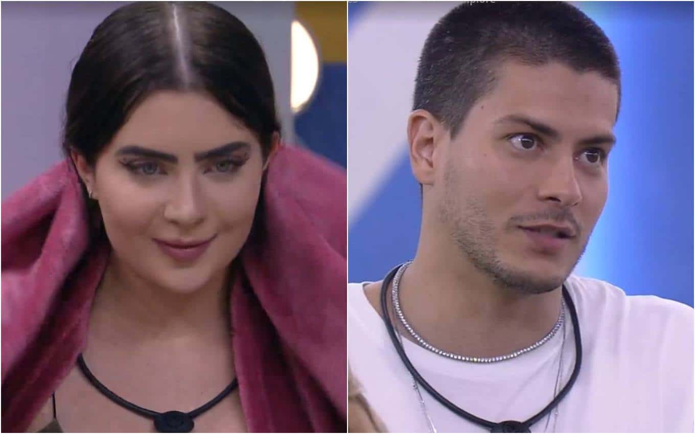 A influenciadora declarou sua ansiedade para a próxima festa do BBB22, mas o ator disparou "Você só fica sentada", disse Arthur em tom de brincadeira.
