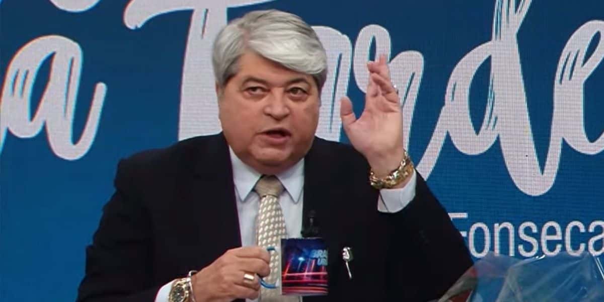 José Luiz Datena durante uma participação no Melhor da Tarde (Foto: Reprodução/Band)