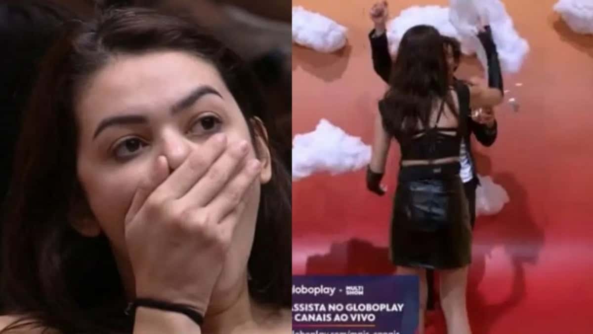 Eslovênia quebra cenário de festa do BBB22 (Foto: Reprodução / Globoplay)