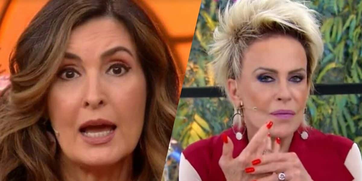 Fátima Bernardes e Ana Maria (Montagem: TV Foco)