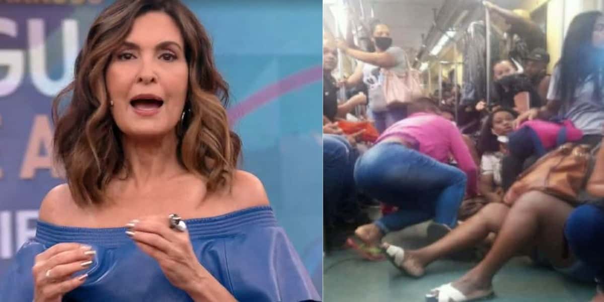 Fátima Bernardes no "Encontro" (Foto: Reprodução/TV Globo)