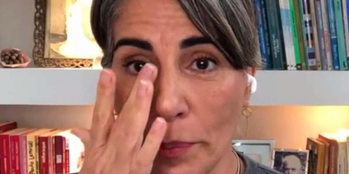 Glória Pires foi surpreendida na Globo (Foto: Reprodução)