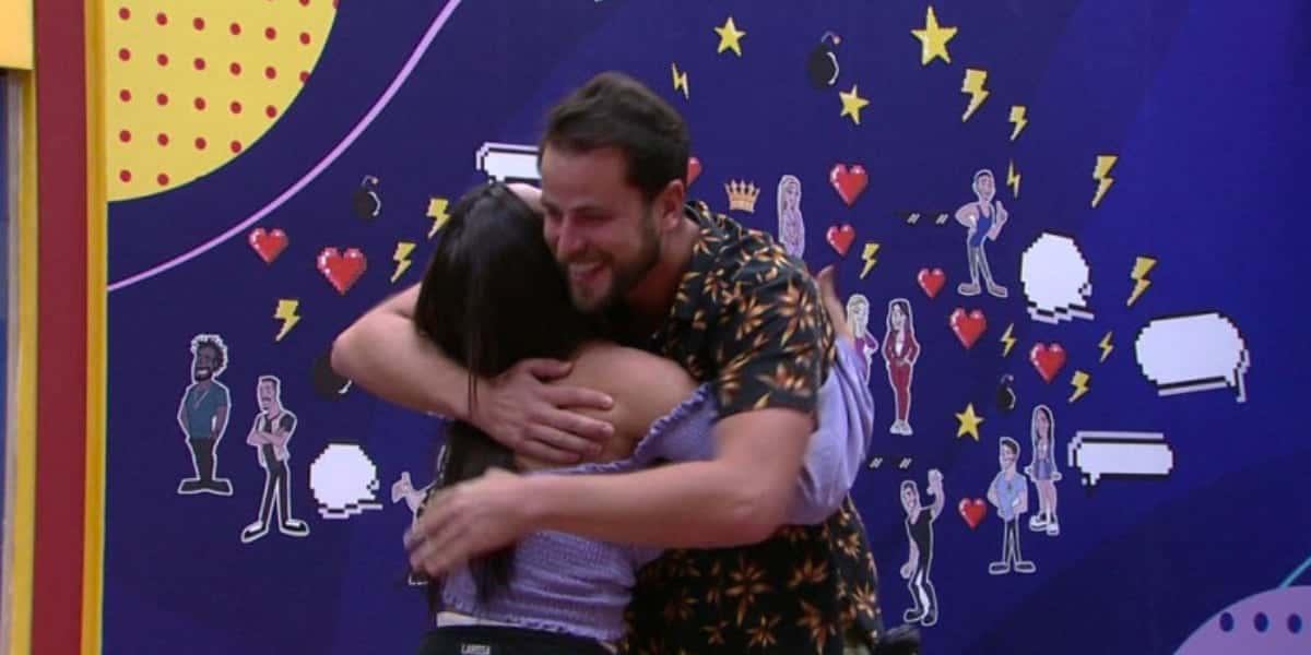 Gustavo e Larissa no BBB22 (Foto: Reprodução)
