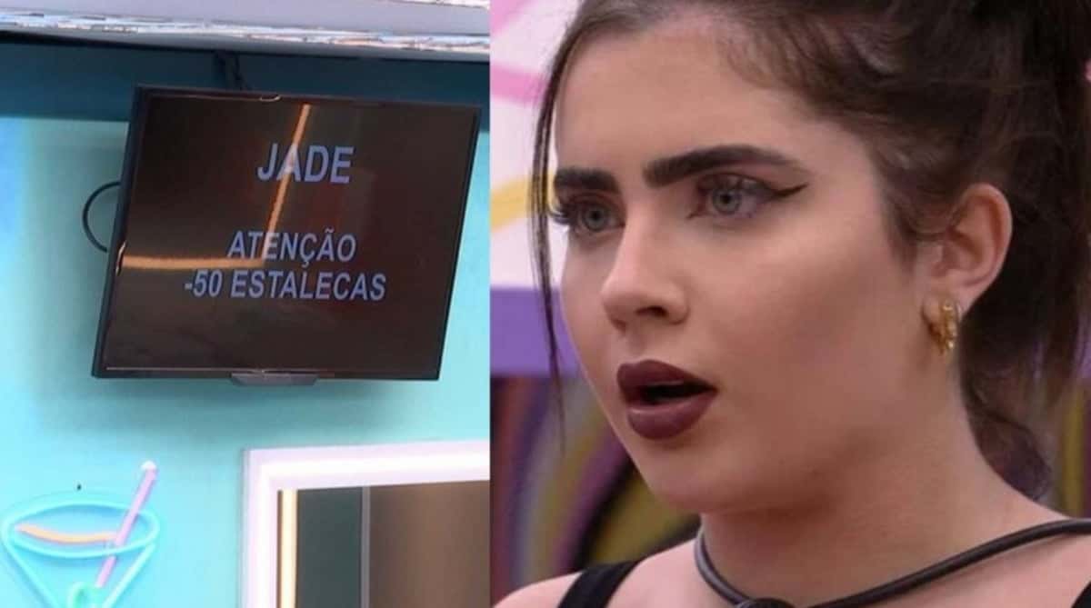 Jade Picon levou punição no BBB22 (Foto: Reprodução / Globoplay)
