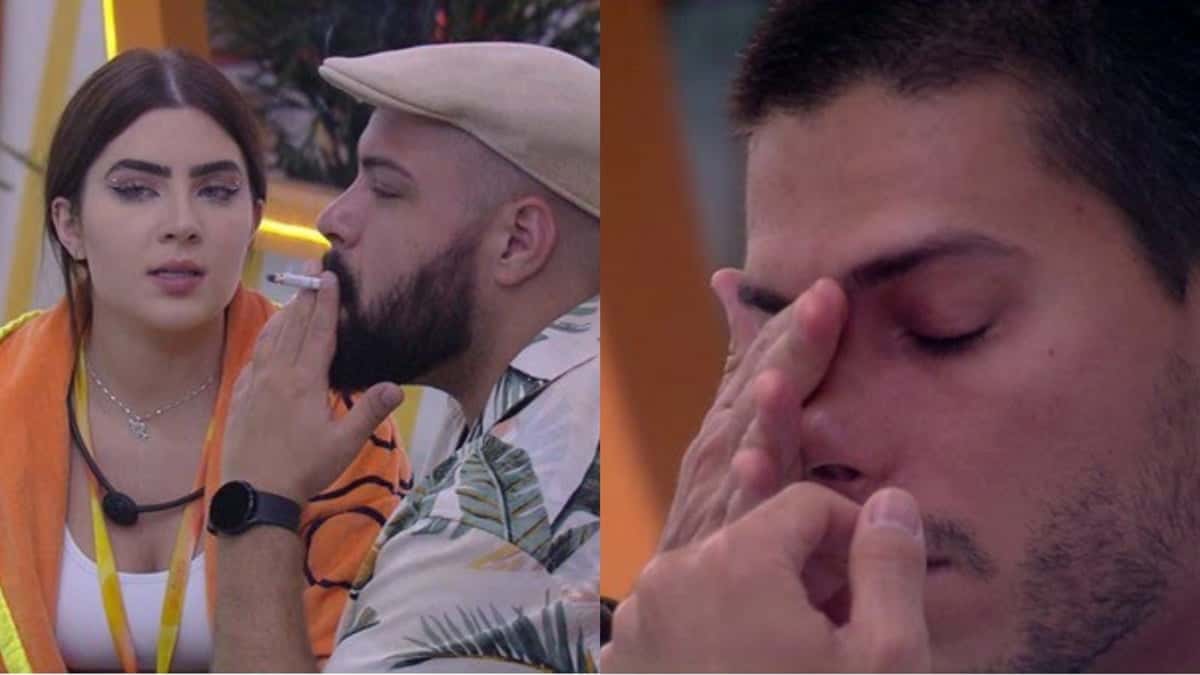 Tiago Abravanel pede explicações de Jade Picon sobre indicação de Arthur Aguiar ao Paredão (Montagem/ Globoplay)