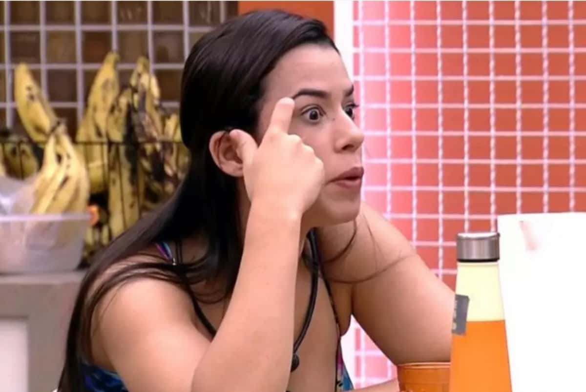 Larissa detonou o ex-colega da Casa de Vidro do BBB22 (Foto: Reprodução / Globoplay)