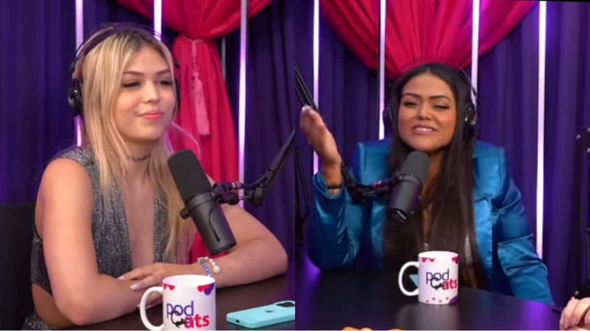 MC Melody e Camila Loures. (Foto: Reprodução / Youtube)