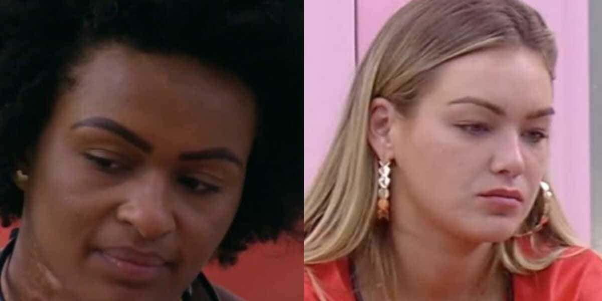 BBB22: Natália e Bárbara se enfrentam no Paredão (Foto: Reprodução/Montagem)