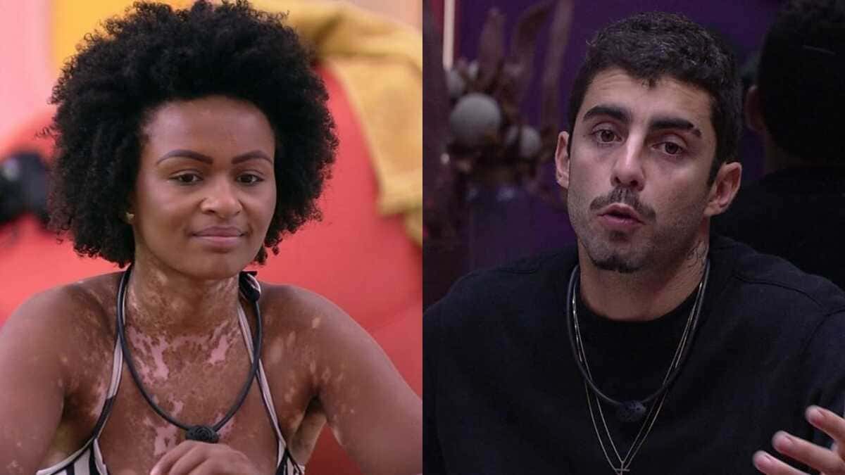 BBB22: Pedro Scooby aconselha Natália sobre o jogo (Foto: Reprodução/Montagem)